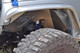 GenRight Aluminum Inner Fenders Installed on a Jeep JK (Raw Pictured)