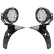 Pair of the VisionX 4.7" Light Cannon lights with A-pillar mounts for Jeep JL or JT