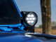 VisionX 4.7" Light Cannon lights on A-pillar mounts for Jeep JL or JT