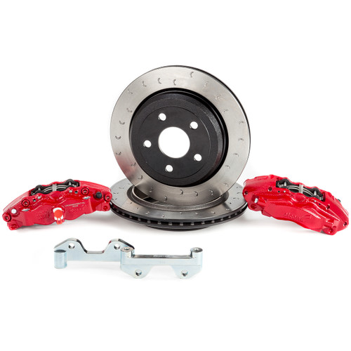 Alcon Big Brake kit for the front of a Jeep JK, BKR5059D12