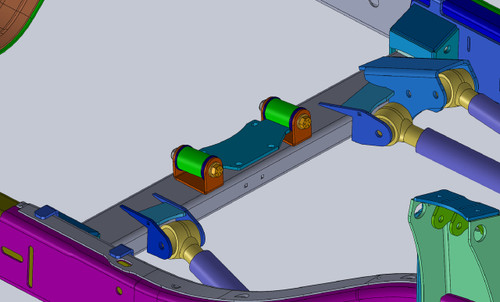 Automatic Transmission mount for 2012 and Up on the front cross member