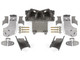 JK Elite Rear axle bracket kit for a 4.0" axle tube on a Dynatrac Pro Rock 80