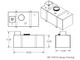 Diagram of the BST-2100 with dimensions