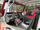 View of the YJ dash in the Growler from the drivers side.