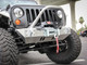 Detailed 3/4 View of the GenRight front JK bumper