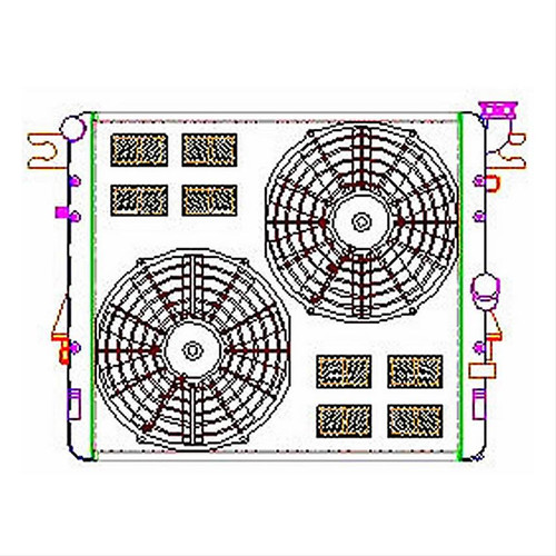 Griffin Aluminum Radiator for the Jeep JK