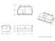 Dimensional drawing for the GenRight fuel tank and skid.