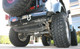 Pictured is a GenRight gas tank with skid plate installed on a 2002 TJ