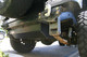 The GenRight tank installed on a YJ with leaf springs