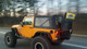 GR flag on the back of a Jeep