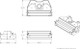 Basic 20 Gallon JK Gas Tank and Skid Plate Dimensions.