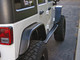 Jeep JK 4" Flare Rear Tube Fenders Powder Coated Black