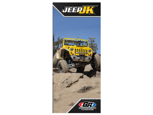 GenRight Jeep JK Trifold Brochure (Qty of 250)