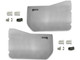 GenRight's Front Half Doors for the Jeep Wrangler JL & JT Aluminum (Pair)