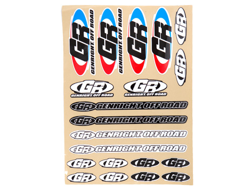 GenRight Off Road Assorted Sticker sheet for your truck or Jeep