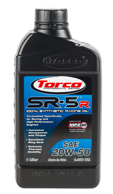 Torco SR-5R 20W-50 synthetic oil