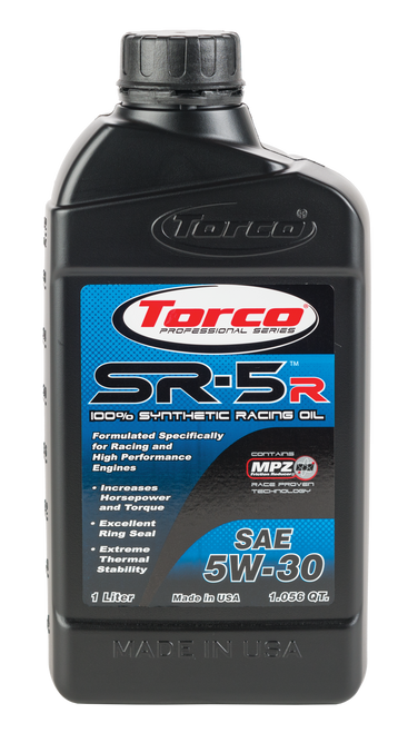 Torco SR-5R 5W-30 Racing Oil