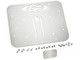 GenRight's rear cover plate and license plate mount for the center of JK tail gate