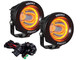 VisionX 3.7" Optimus Round 15º Beam w/ Amber Halo LED Light Kit