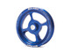 GenRight Vented Power Steering Pulley - Blue