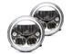 Vision X 7" Vortex LED Headlight Set (Chrome)